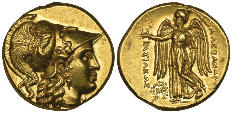 Kings of Macedon, Alexander III (336-323 BC), gold stater, Babylon, c. 311-305 B...