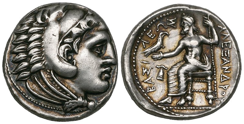 Kings of Macedon, Alexander III (336-323 BC), tetradrachm, Amphipolis, c. 323-32...