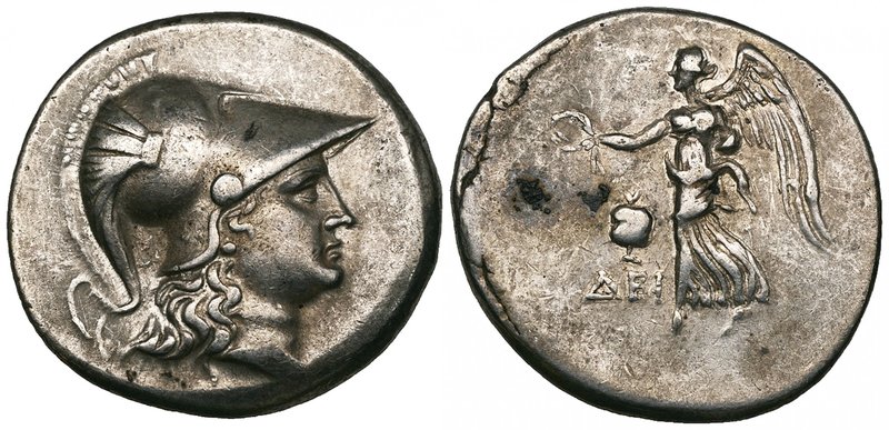 Pamphylia, Side, tetradrachm, c. 205-100 BC, helmeted head of Athena right, rev....