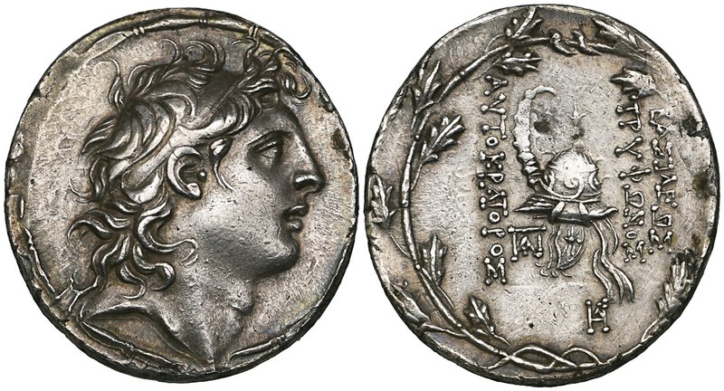 Kings of Syria, Tryphon (usurper, 142-138 BC), tetradrachm, Antioch, diademed he...