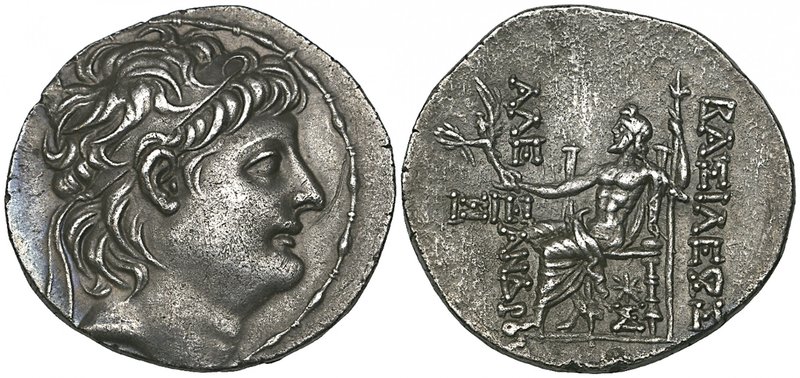 Kings of Syria, Alexander II (128-123 BC), tetradrachm, Antioch, diademed head r...