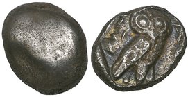 Judaea, Edom, quarter shekel, 4th century BC, blank obverse, rev., owl, 3.99g (Hendin 1025), very fine [Ex St. Mary’s College, Oscott]

Estimate: GB...