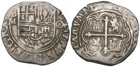 Philip II (1556-1598), 1 real (3), Mexico mint, similar type, shield with mintmark M° to left, O to right, die/legend varieties including one with fir...