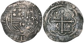 Philip II (1556-1598), 2 reales (3), Mexico mint, undated, comprising: one of similar type to the preceding lot, assayer F but from slightly blundered...