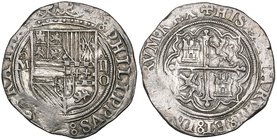 Philip II (1556-1598), 2 reales, Mexico mint, undated, assayer O, mintmark to left of shield, value and assayer’s initial to right, 6.86g (Cal. 502), ...