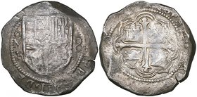 Philip III (1598-1621), 8 reales, Mexico mint, undated, assayer F, 27.06g (Cal. 85), fine to very fine

Estimate: GBP 80 - 120