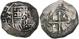 Philip IV (1621-1665), 4 reales (3), Mexico mint, 165[ ] P, this good fine but last digit of date illegible, 1653 P, 1655 over 4 P (all Cal. type 147;...