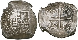 *Philip IV (1621-1665), 8 reales, Mexico mint, 1652 P, 27.12g (Cal. type 94, no. 356), with clear shield and ‘oMP’ and exceptionally sharp date numera...