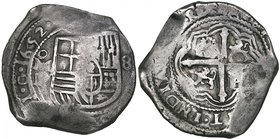 Philip IV (1621-1665), 8 reales, Mexico mint, 1652 P, 5 of date over 4 and 2 over an uncertain numeral, 26.64g (Cal. type 94; cf nos. 353-355), with c...