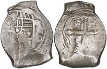 Philip IV (1621-1665), 8 reales, Mexico mint, date unclear (possibly 1654 P), 27.33g (Cal. type 94), irregular ‘rectangular’ shape, fine

Estimate: ...