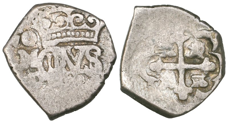 Luis I (January-August 1724), cob half-real, Mexico, date not fully legible but ...