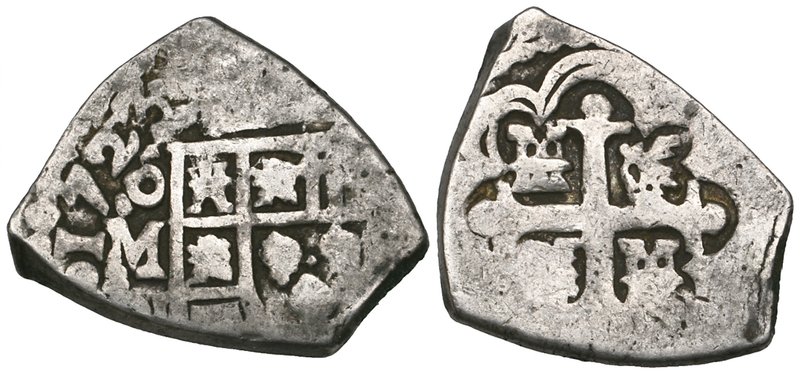 Philip V (1700-1724), cob 1 real (4), all with legible dates, comprising 1720 J,...