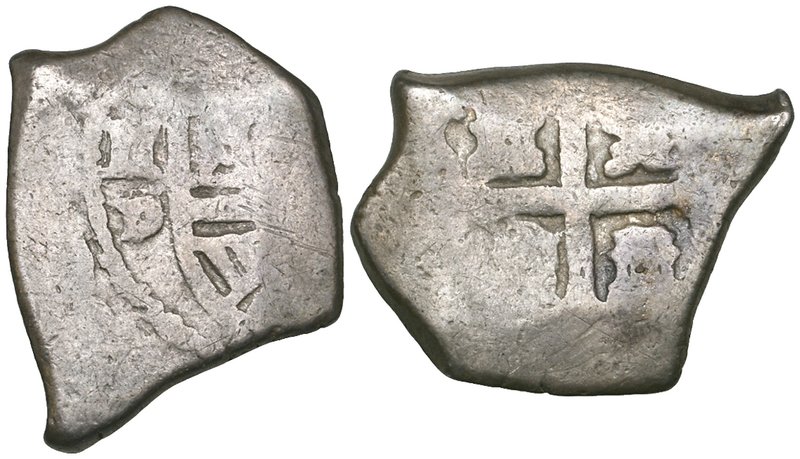 Philip V (1724-1746), cob 2 reales (2), Mexico, 1727, 6.77g and another with dat...