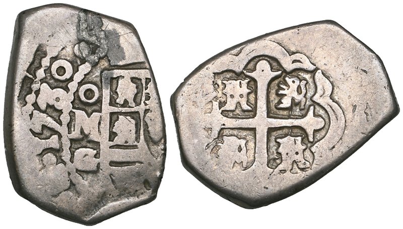 Philip V (1724-1746), cob 2 reales, 1730 G, with clear date, mint and assayer’s ...