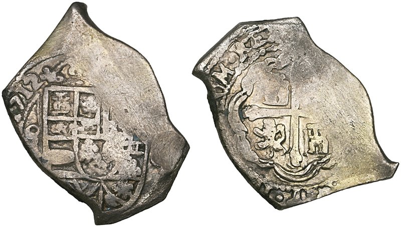 Philip V (1700-1724), cob 8 reales, 1712 [J], Mexico mint, with very clear date ...