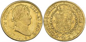 Ferdinand VII (1808-1822), 2 escudos, Mexico City mint, 1814 HJ, laureate head (Cal. 231; F. 55), good fine and scarce

Estimate: GBP 400 - 600