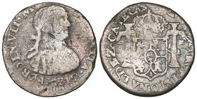 Royalist Coinage: Zacatecas, Ferdinand VII, half-reales (4), all 1812, Provisional issue portrait type, different varieties including one reading zaca...