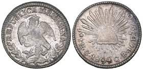 Republic, half-reales (5), all of different mints and comprising: Culiacán, 1854 CE, very fine; Guadalupe y Calvo, 1848 MP, good very fine to extremel...