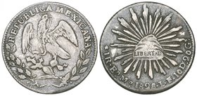 Republic, 1 real, Estado de Mexico mint, 1828 LF, fine, darkly toned, rare

Estimate: GBP 300 - 400