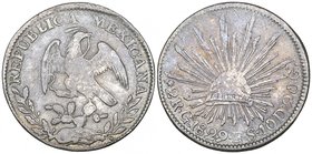 Republic, 2 reales, Guadalajara mint, 1829 FS, minor rim flaw, good fine to very fine, very rare

Estimate: GBP 400 - 600