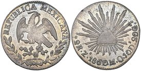 Republic, 2 reales (8), Zacatecas mint, 1826 AZ, 1827 AO, 1828 AO, 1830 OV, 1831 OM, 1832 OM, 1843 OM, 1849 OM, about fine to very fine, one or two be...