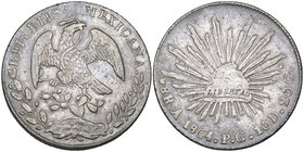 Republic, 8 reales, Alamos mint, 1864 PG (DP-As01), good very fine to extremely fine and scarce, the first silver issue of the Alamos mint

Estimate...