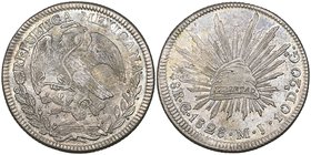 Republic, 8 reales, Guanajuato mint, 1828 MJ, straight J, die style of 1928-29 (DP-Go09c), good very fine

Estimate: GBP 60 - 80