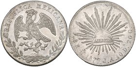 Republic, 8 reales (5), a group of later Hermosillo mint coins in choice condition, comprising 1879 JA, 1880 JA, 1882 JA, 1886 FG and 1890 FG (DP-Ho23...