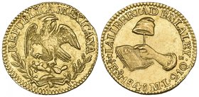 Republic, half-escudo, Mexico City mint, 1840 ML, good extremely fine

Estimate: GBP 140 - 180