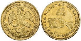 Republic, 2 escudos, Guadalajara mint, 1840 MC, extremely fine

Estimate: GBP 250 - 300