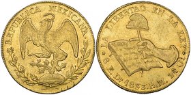 Republic, 8 escudos, Durango mint, 1833 RM, about extremely fine

Estimate: GBP 1000 - 1200