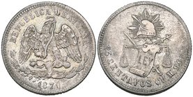 Decimal Coinage, 25 centavos, Chihuahua mint, 1871 M, very fine

Estimate: GBP 30 - 40