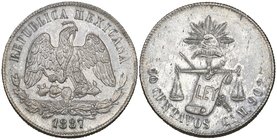 Decimal Coinage, 50 centavos, Chihuahua mint, 1887 M, virtually mint state

Estimate: GBP 100 - 150