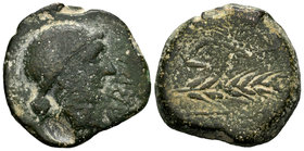 Abra. As. 120-20 a.C. Porcuna (Jaén). (Abh-29). (Acip-2281). Ae. 16,37 g. Muy escasa. BC. Est...150,00.