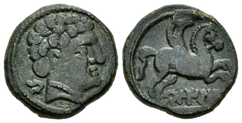 Belikiom. Semis. 120-20 a.C. Belchite (Zaragoza). (Abh-246). (Acip-1435). Anv.: ...