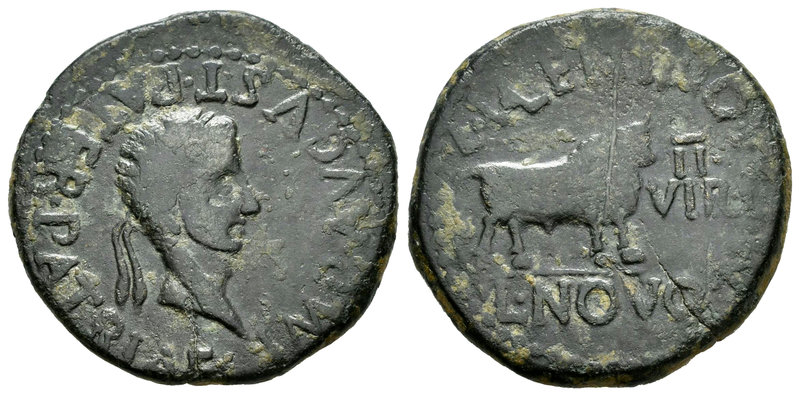 Calagurris. As. 27 a.C.-14 d.C. Calahorra (La Rioja). (Abh-418). (Acip-3126a). A...