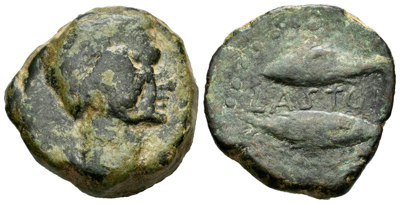 Lastigi. As. 150-50 a.C. Aznalcóllar (Sevilla). (Abh-1676 variante). (Acip-2376)...