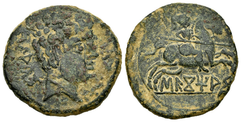 Sekotias. As. 120-20 a.C. Sigüenza (Guadalajara). (Abh-2153). (Acip-1880). Anv.:...