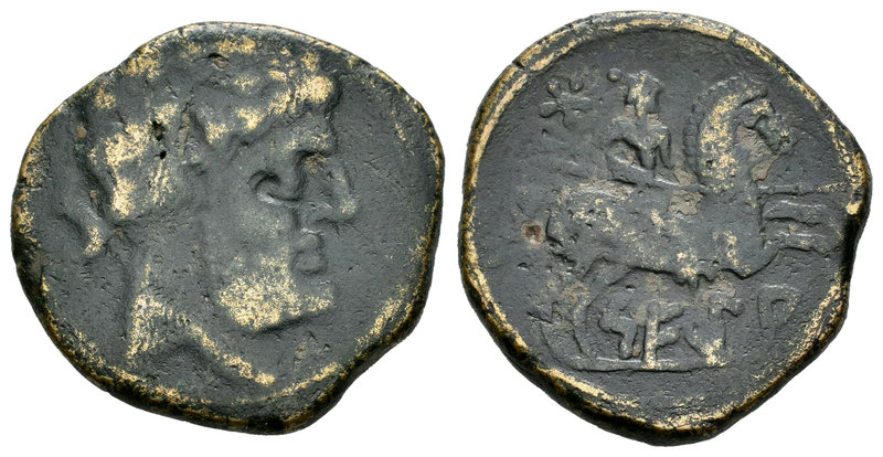 Sekia. As. 120-20 a.C. Ejea de Caballeros (Zaragoza). (Abh-2159). (Acip-1449). A...