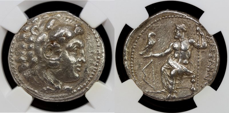 MACEDONIAN KINGDOM: Alexander III, the Great, 336-323 BC, AR tetradrachm, ND, S-...