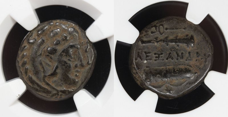 MACEDONIAN KINGDOM: Alexander III, the Great, 336-323 BC, AE unit, ND, cf. Sear ...