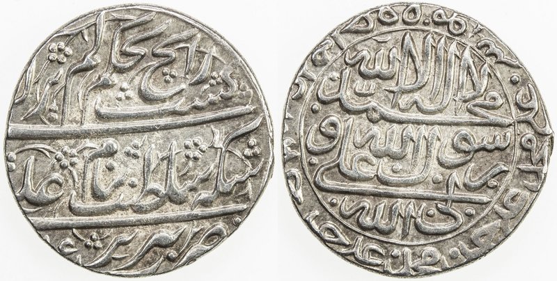 AFSHARID: 'Adel Shah, 1747-1748, AR abbasi (4.59g), Tabriz, AH(11)61, A-2760, tr...