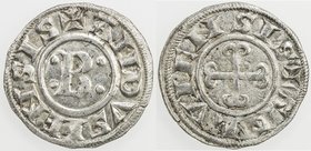 FRANCE (MEDIEVAL): ANDUSE AND SAUVE: Bernard II, 1145-1164, AR denier (0.91g), c. 1150-1160, Rob-4014, + SALVIENSIS, cross pattée // + ANDVSIENSIS, la...