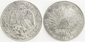 MEXICO: Republic, AR 8 reales, 1875-Pi, KM-377.12, assayer MH, EF-AU.
 Estimate: USD 50 - 75