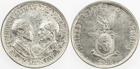 PHILIPPINES: Commonwealth, AR 50 centavos, 1936-M, KM-176, Establishment of the Commonwealth, light surface hairlines, AU.
 Estimate: USD 100 - 150