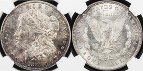 UNITED STATES: 1 dollar (26.73g), 1881, NGC graded MS63.
 Estimate: USD 50 - 60