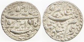 MUGHAL: Jahangir, 1605-1628, AR rupee (11.43g), Lahore, AH1030 year 16, KM-149.16, bold strike, EF, ex Ajit Singh Collection. 
 Estimate: USD 100 - 1...