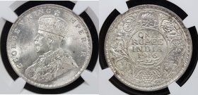 BRITISH INDIA: George V, 1910-1936, AR rupee, 1916(b), KM-524, a lovely example! NGC graded MS63+.
 Estimate: USD 75 - 100