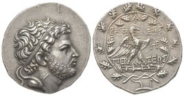 Attica Perseus (179-168 BC) Tetradrachm, AG 16.76g Ref : Jameson 1013, Weber 2220, McClean 3675 Provenance : Triton X, 9-10.01.2007, Lot 170 Extremely...