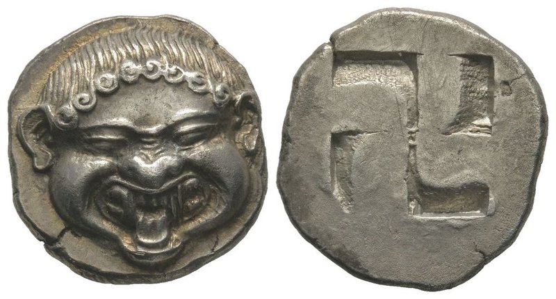 Macedonia Stater, Neapolis, 525-450 BC, AG 9,94 g. Ref : BMC 5.6, Sear 1304 Prov...